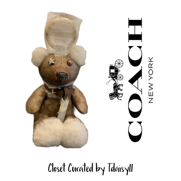 Coach Accessories - Coach | Bear Charm in Signature Canvas
